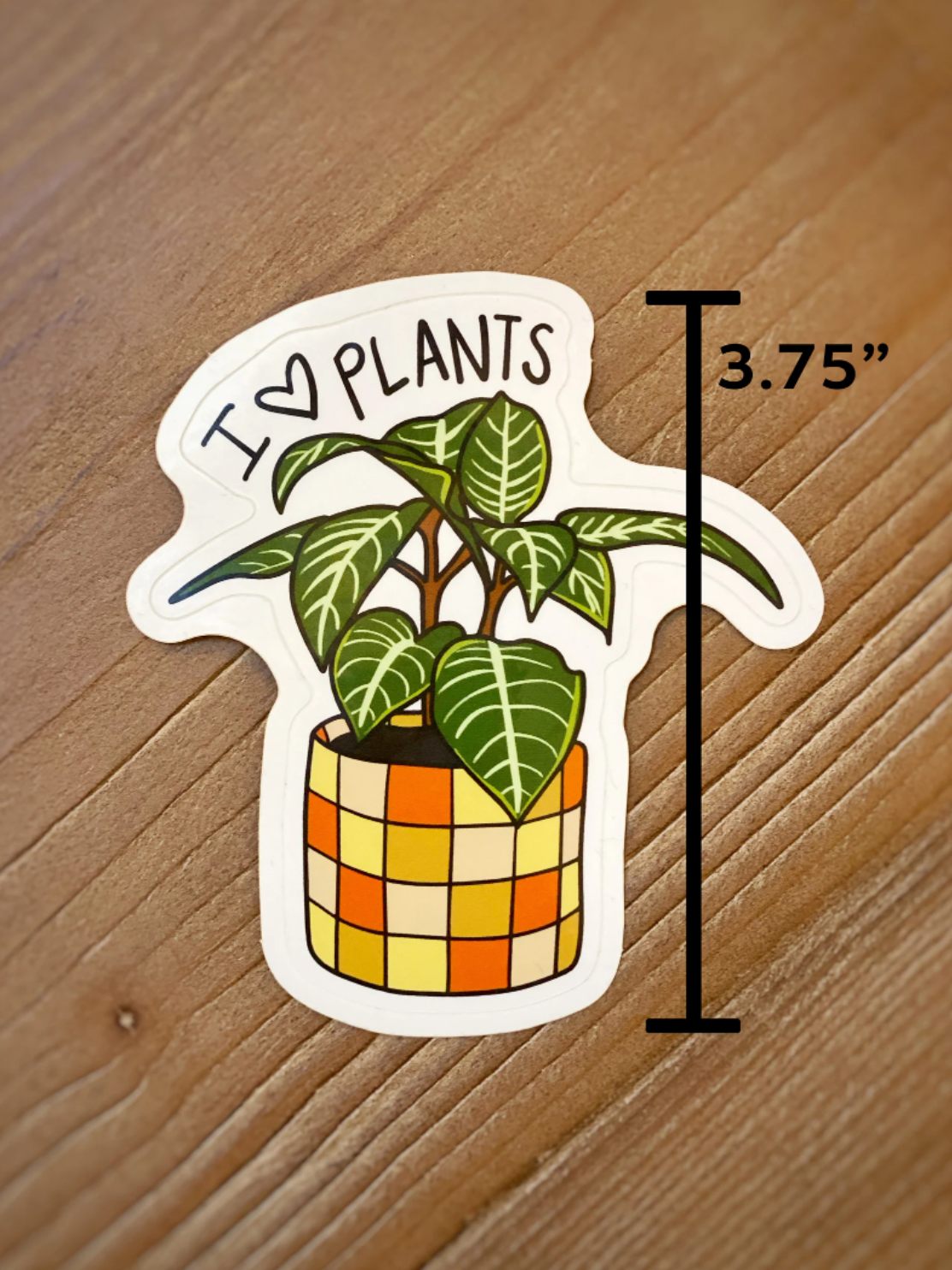 I Love Plants Sticker