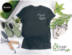 Open image in slideshow, Plant Lady with Leaves Shirt
